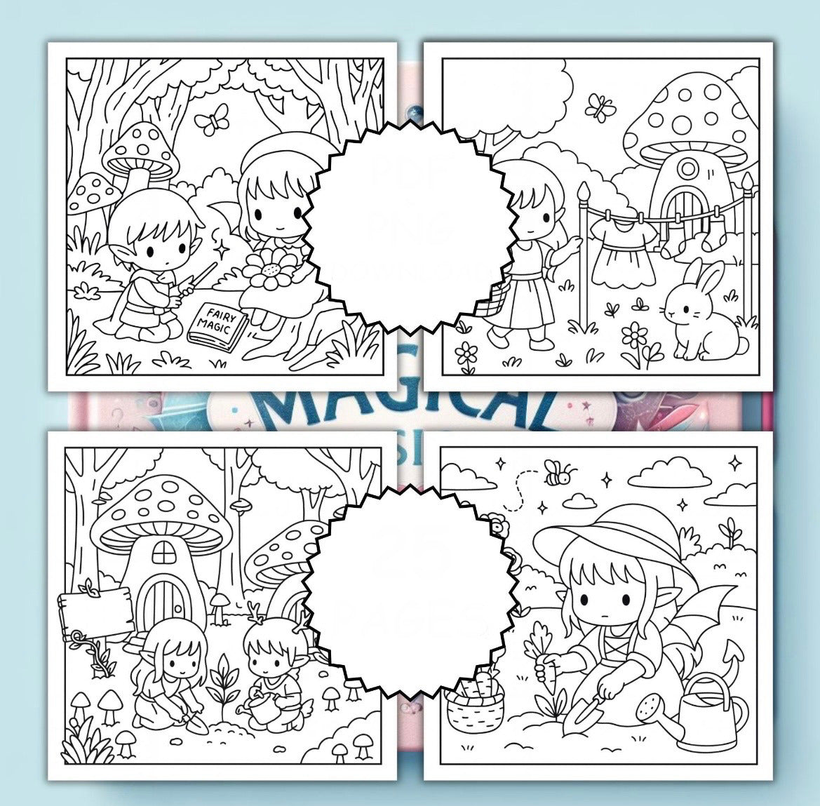 St. x Coloring Book - Fairy Magic