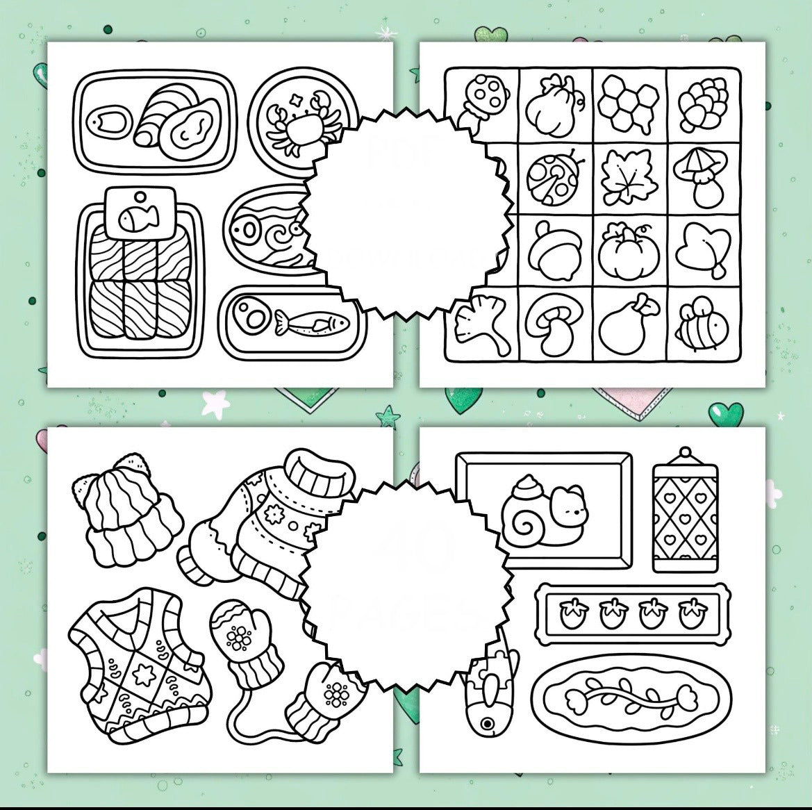 St. x Coloring Book - Cutie Patterns