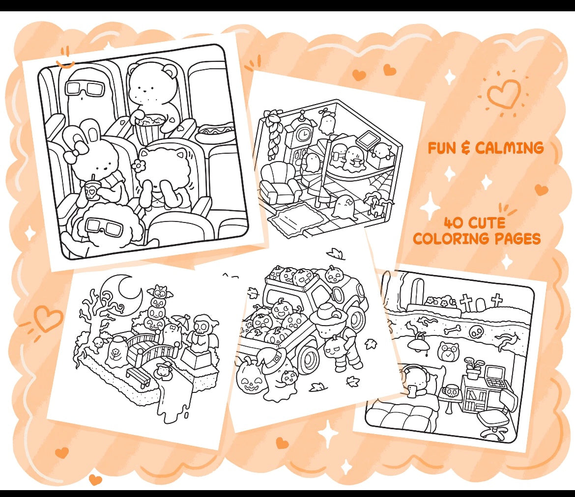 St. x Coloring Book - Spooky Corner