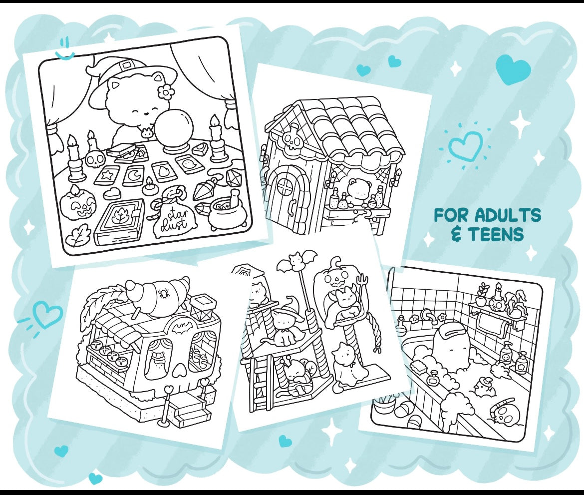 St. x Coloring Book - Spooky Corner