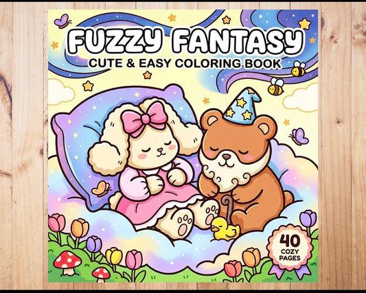 St. x Coloring Book - Fuzzy Fantasy