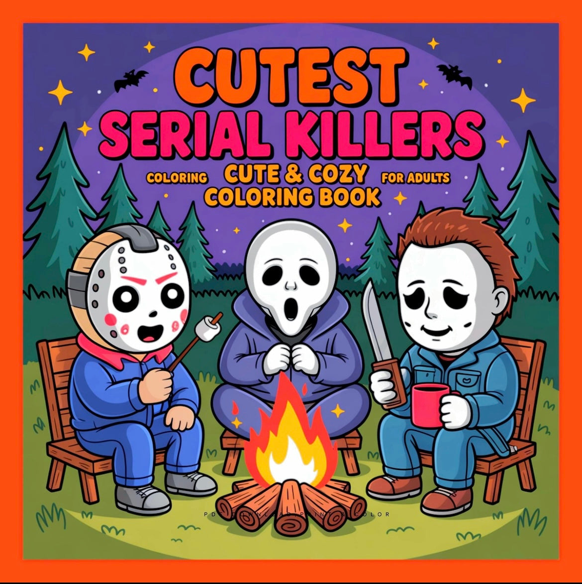 St. x Coloring Book - Cutest Serial Killers