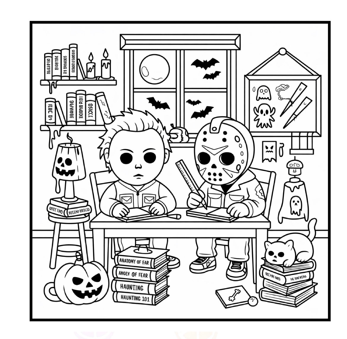St. x Coloring Book - Cutest Serial Killers