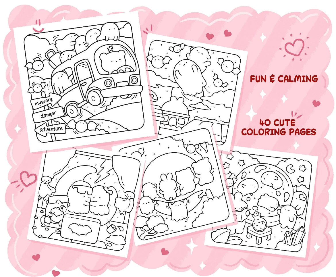 St. x Coloring Book - Spooky Dreams