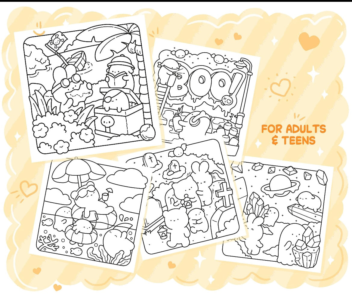 St. x Coloring Book - Spooky Dreams