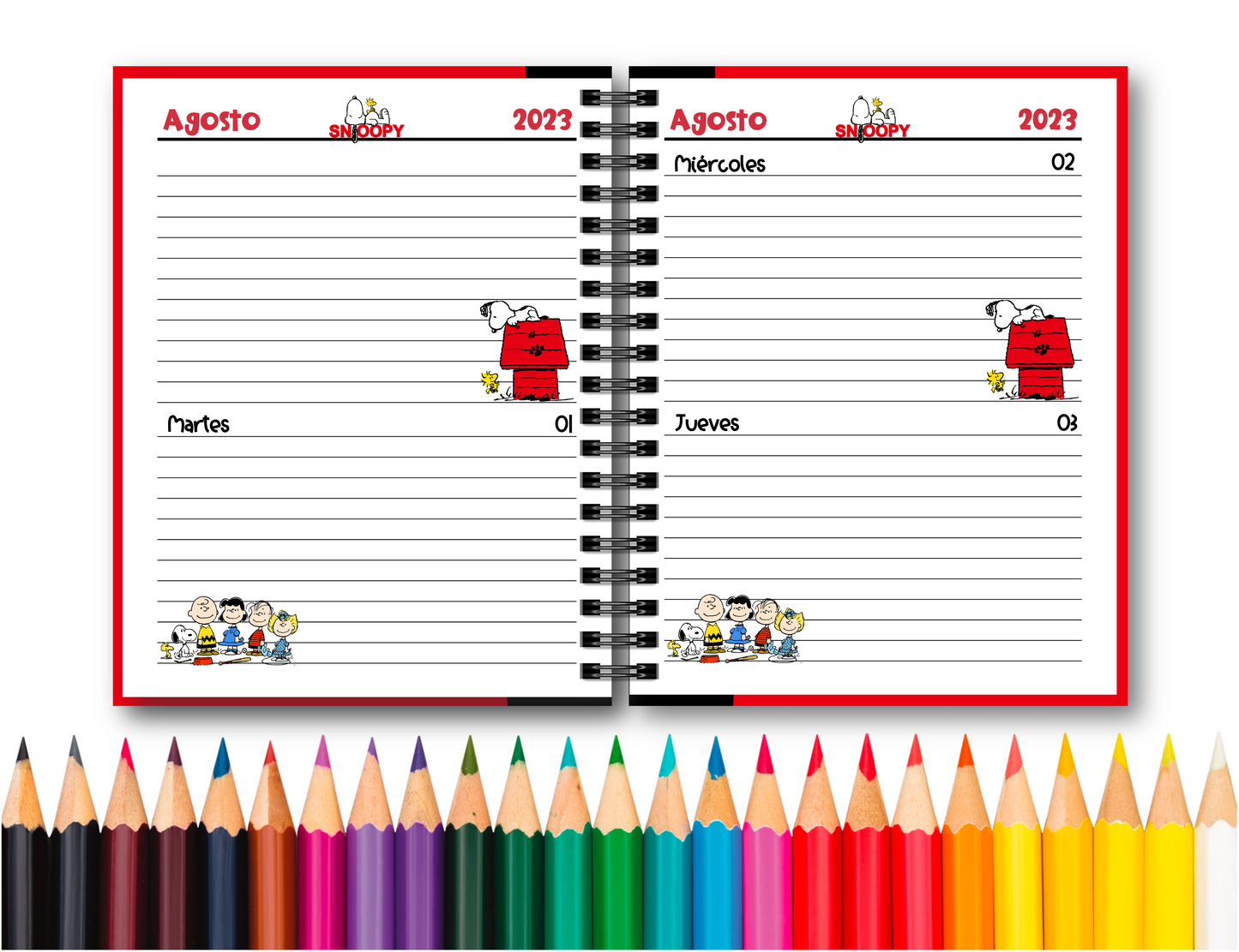 Doc. Agenda Docente - Snoopy 1