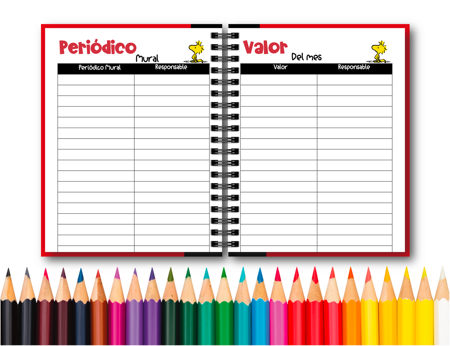 Doc. Agenda Docente - Snoopy 1