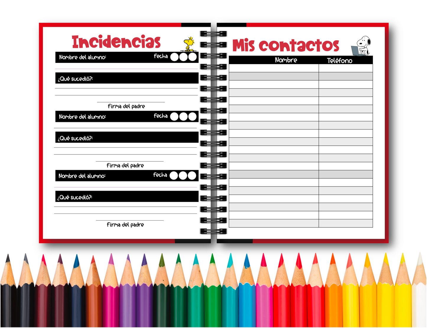 Doc. Agenda Docente - Snoopy 1