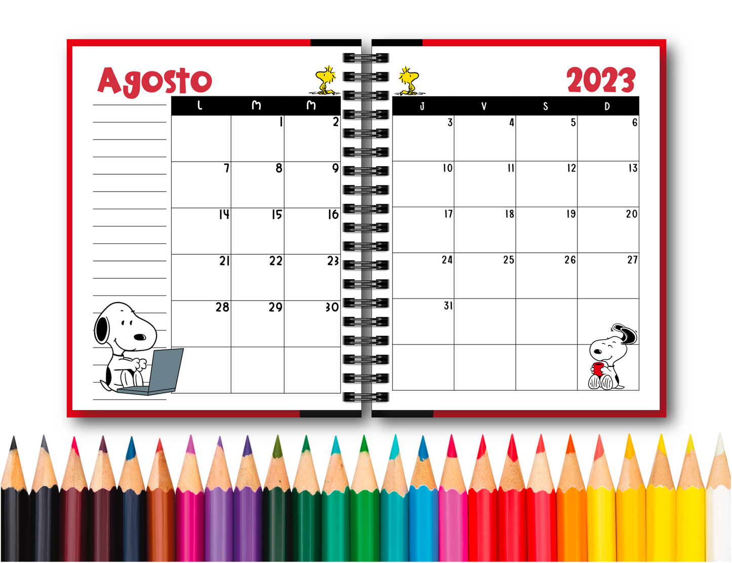 Doc. Agenda Docente - Snoopy 1