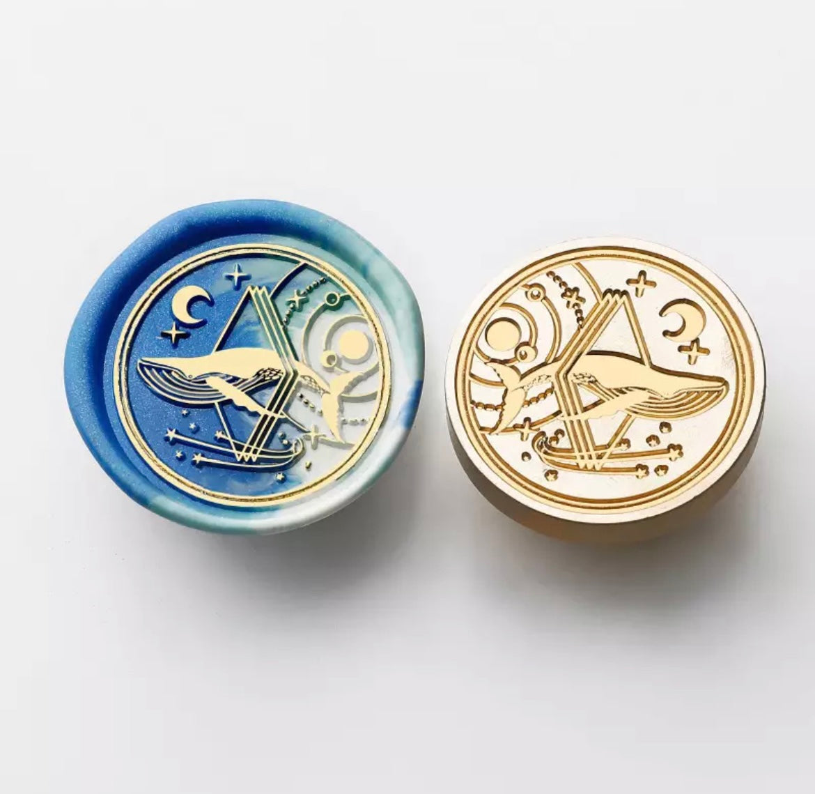 St. Sello de lacre: cabezales