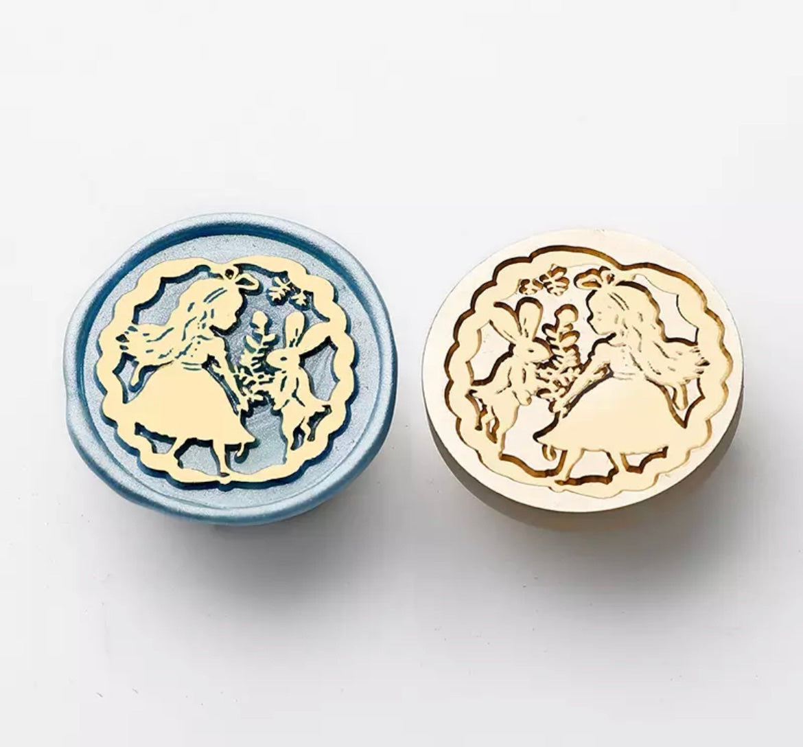 St. Sello de lacre: cabezales