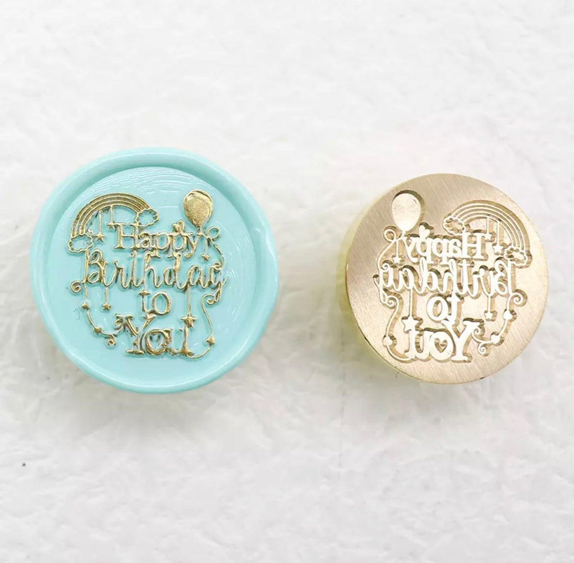 St. Sello de lacre: cabezales