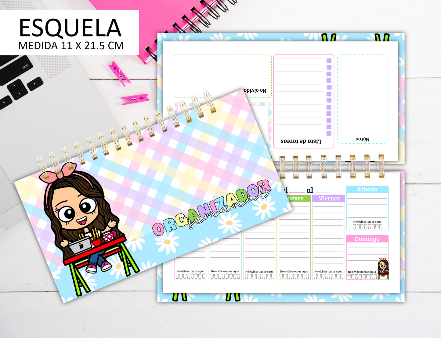 Organizador semanal - School 3