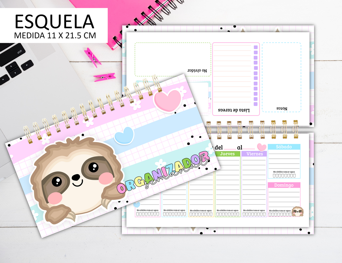 Organizador semanal - School 3