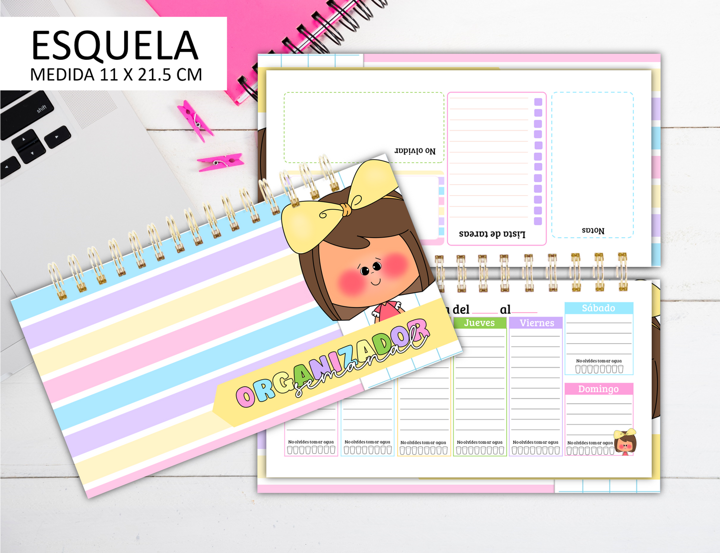 Organizador semanal - School 3