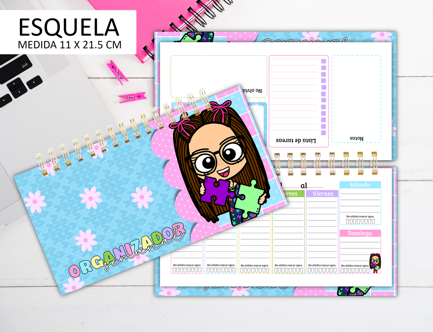 Organizador semanal - School 3