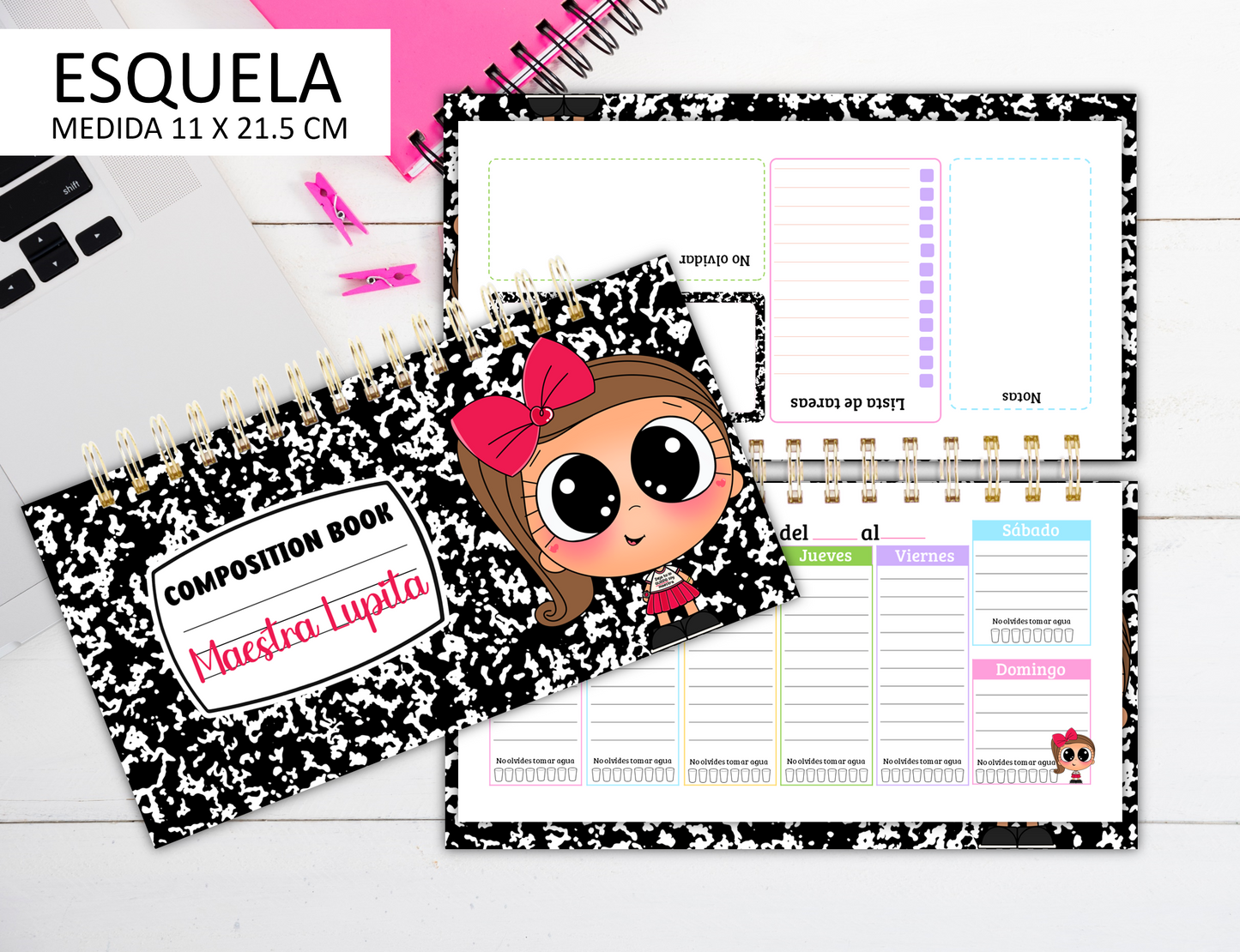 Organizador semanal - School 3