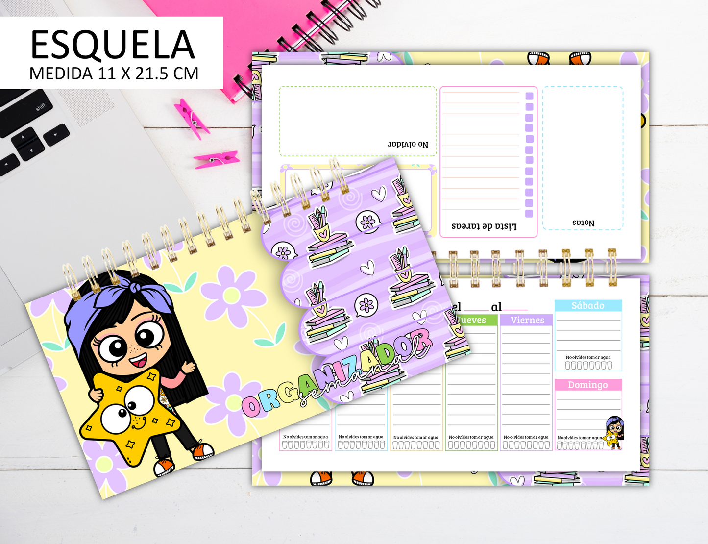 Organizador semanal - School 3