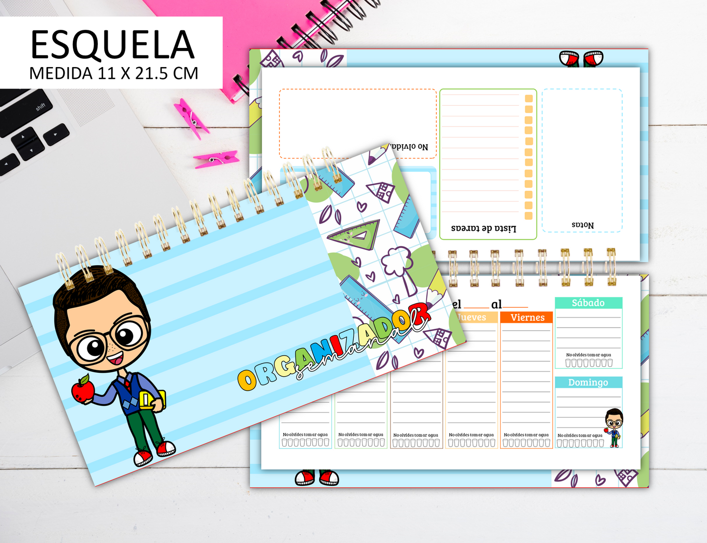 Organizador semanal - School 3