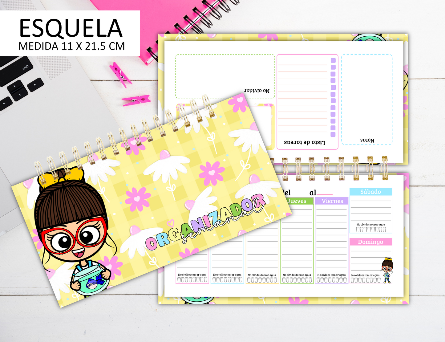 Organizador semanal - School 3