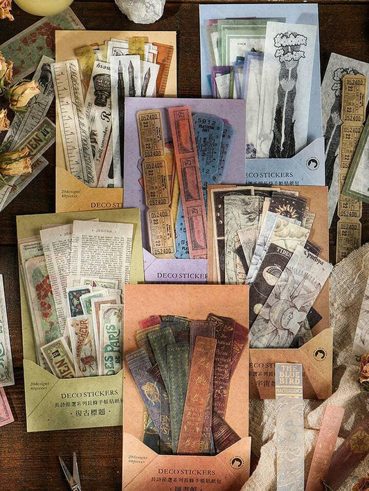 St. Stickers Deco Vintage